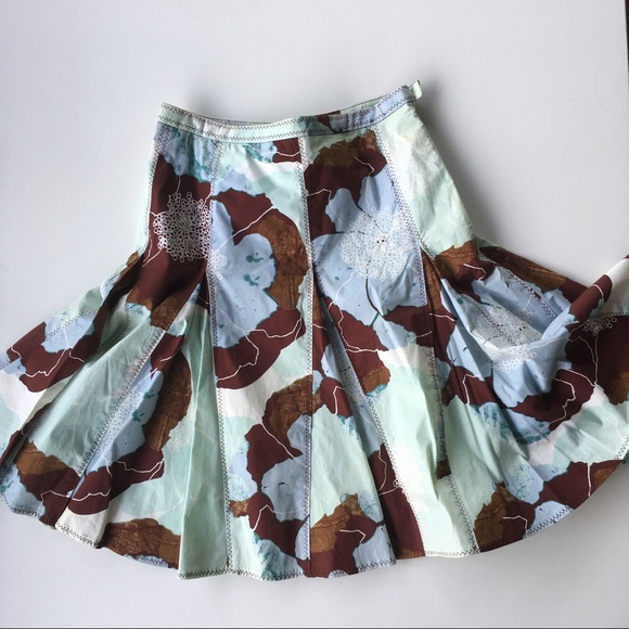 Rare Vintage ODILE Anthropologie Circle Skirt - Picture 2 of 8